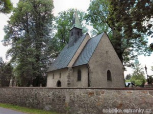 Nudvojovice - kostel svatého Jana Křtitele ze 13. století